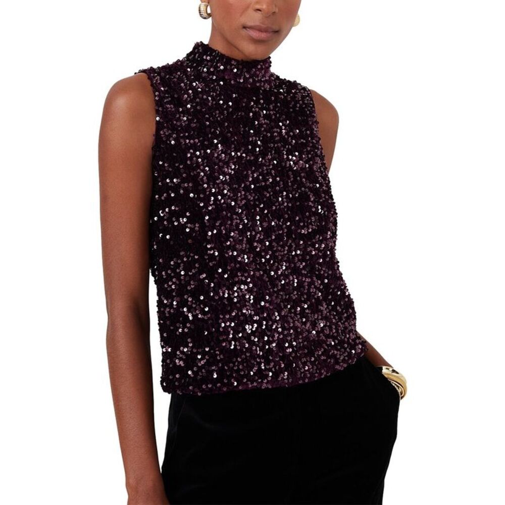 J.Mclaughlin Womens Leeza Top, Purple